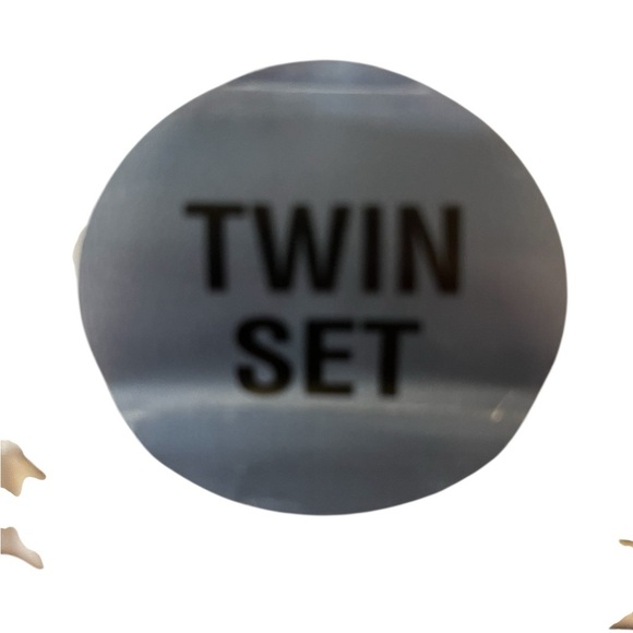 Cupcakes & Cashmere Burnt Orange Abstract Patterned Twin Sheet Set NWT - Picture 2 of 7